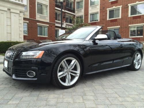 2010 audi s5 premium plus convertible! **black beauty** priced to sell!