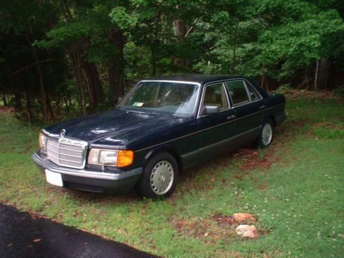 1988  mercedes benz   420 sel-certified mercedes mechanic replaced engine