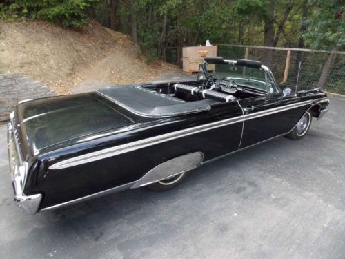 1962 ford galaxie  sunliner convertible v8 automatic power steering black