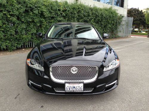 2011 jaguar xjl, black/black, b&amp;w sound, 20" wheels, massage seats, gorgeous