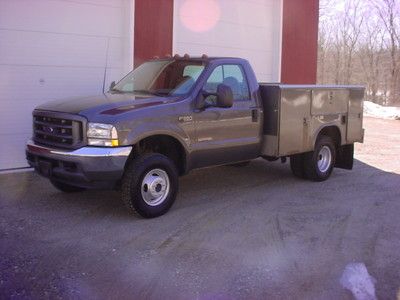 2003 ford f350 xl drw utility truck,4wd.4 wheel drive,diesel