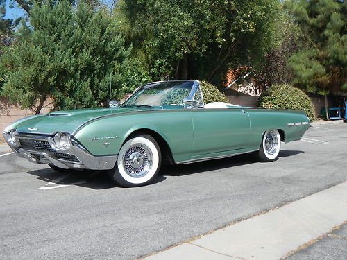 1962 ford thunderbird convertible (z code) from california can export