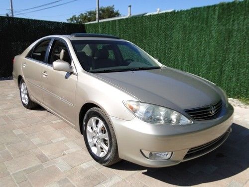 2006 toyota camry xle 1 owner only 28k mi lthr sunroof pwr pkg clean automatic 4