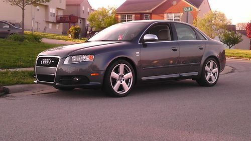 2005.5 b7 audi s4 navigation carbon fiber trim upgraded exhaust and down pipes