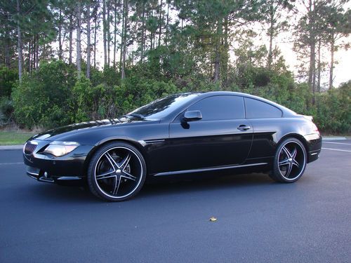 2004 bmw 645ci sport package nav pano roof brand new 22" wheeels and tires