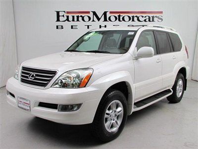 Pearl white navigation 4x4 leather warranty financing gx460 06 08 09 used local