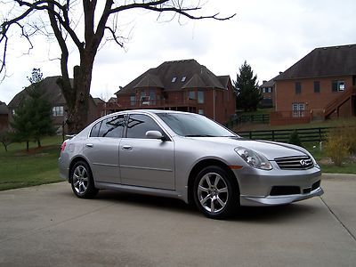 2005 infinity g35x low miles all wheel drive bose premium moonroof, clean histor