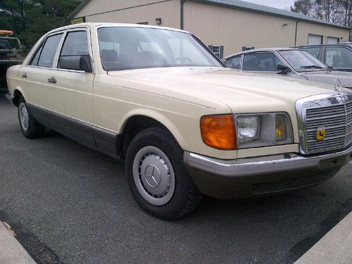 280 se 6 cylinder one family owned since new - garage kept excellent condition