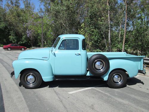 1953 chevy 5 window pick up early restoration ca truck