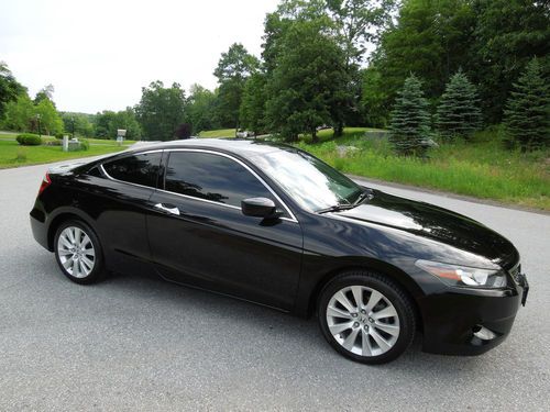 2008 honda accord ex-l coupe 6-speed manual highway miles mint, no reserve