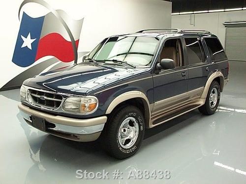 1998 ford explorer eddie bauer 4x4 sunroof leather 67k texas direct auto