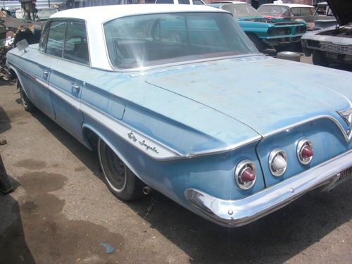 1961 impala 4 door * solid california car * convertible donor ?? * bubbletop