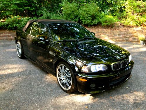 Bmw m3 convertible beautiful car 333hp smg ii upgrades new tires 2k in service