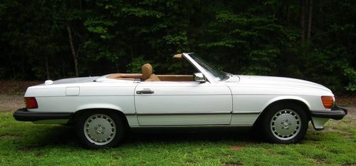 1988 mercedes-benz 560sl, one owner from new, 47,800 miles