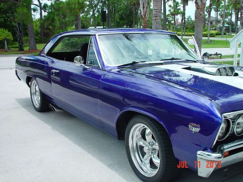 1967 chevrolet chevelle ss 454 ci custom must see! burple candy paint!