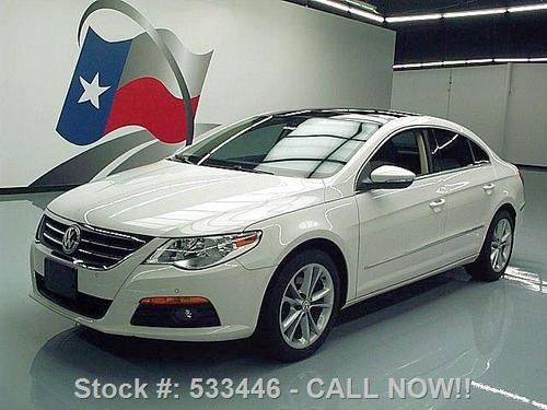 2009 volkswagen cc lux turbo sunroof heated leather 38k texas direct auto