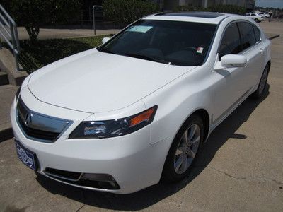2013 acura tl - 6-speed at - tech package - heated leather - sunroof -navigation