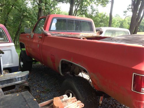 1980 chevy k 1500 project