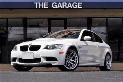 2011 bmw m3 coupe 414hp 4.0l v8 with competition package!,premium pkg,white red!