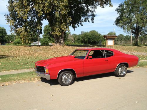 72 chevelle malibu appraised for 24.500 all new paint interior motor no rust