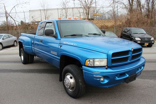 1999 dodge ram 3500 quad cab with goose neck and banks exhaust