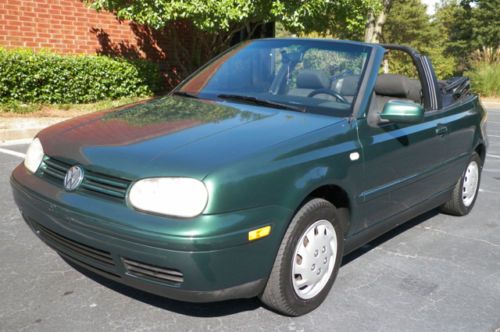 2000 vw cabrio gl convertible 5 speed manual georgia owned no reserve only