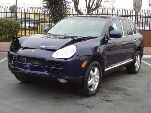 04 porsche cayenne s damaged salvage runs! loaded priced to sell export welcome!