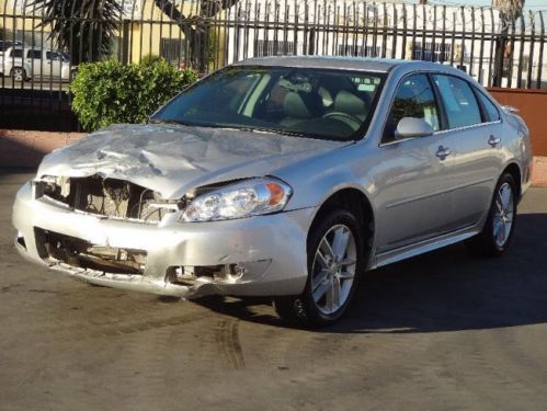 2013 chevrolet impala ltz damaged salvage only 8k miles loaded priced to sell!!