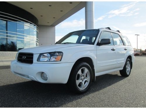 2004 subaru forester xs awd white loaded 1 owner low miles extra clean