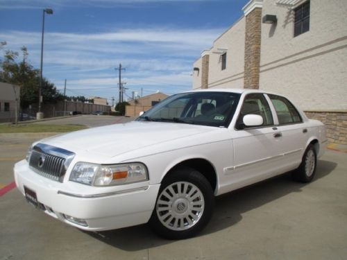 2008 grand marquis ls leather power adjusted pedals clean carfax low miles!