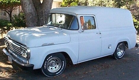 1959 ford f-100 panel delivery truck 351w a/t p/s p/b