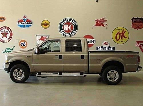 2004 ford f250 super duty crew cab diesel lariat - orig from texas...no reserve.