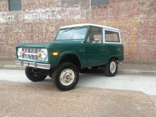 1975 ford bronco uncut,unrestored,super solid driver,302,3speed,great bronco!!