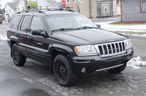 2004 jeep grand cherokee limited loaded leather/roof/towing 4.7l v8 no rust