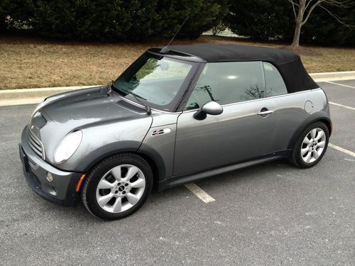 2006 mini cooper s convertible 1 owner non smoker clean carfax  needs trans work