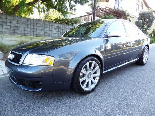 2003 audi rs6 sedan 4.2l twin turbo quattro awd services up to date no reserve