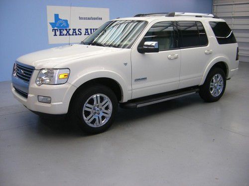 We finance!!!  2008 ford explorer limited auto v8 roof heated seats 3rd row 6 cd
