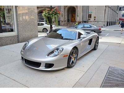 2005 porsche carrera gt number 976 of 1270 silver on black new clutch!!