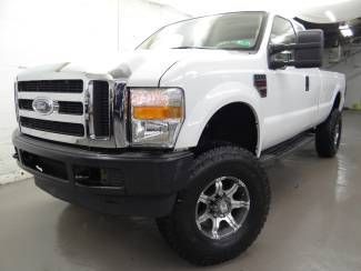 2008 f250 6.4 powerstroke turbo diesel 4x4 lifted 6" new tires 1-own cleancarfax