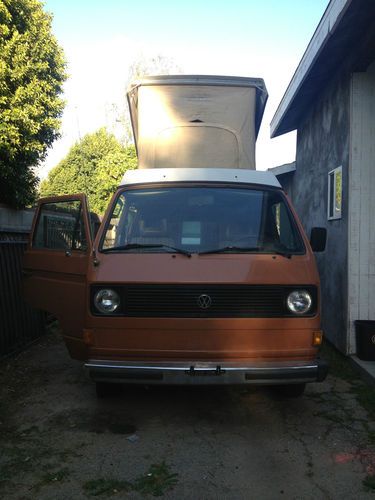 1983 volkswagen vanagon camper brown in good condition running condition