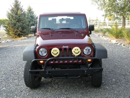 2007 jeep wrangler x sport utility 2-door 3.8l, low miles, one owner, free ship