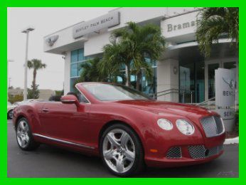 12  umbrian red twin-turbo w12 awd convertible *naim audio *low miles*navigation