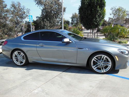 2012 bmw 650i coupe space gray fully loaded sport package