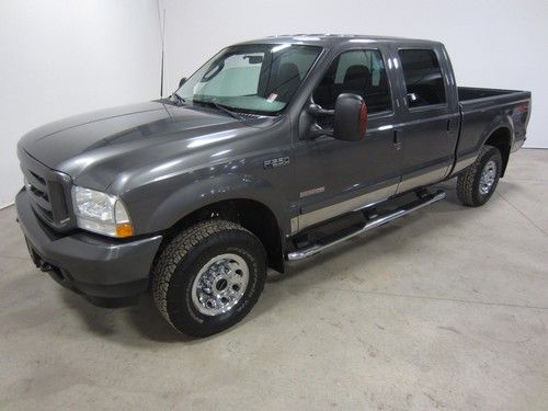 03 ford f250 6.0l turbo diesel auto 4x4 crew cab short bed xlt co owned 80 pics