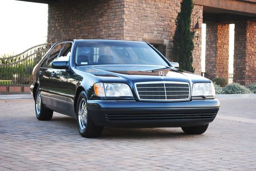 1998 mercedes-benz s500 1 az owner from new, well documented stunning shape