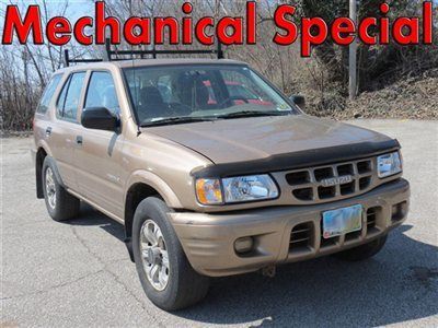 2000(00)rodeo v6 4x4 mechanical special engine and trans good rusted frame $1395