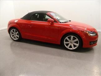 2008 red with black top convertible coupe fwd automatic leather turbo low miles