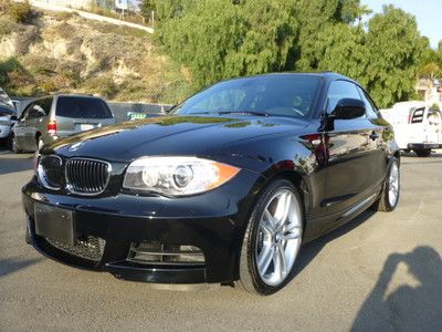 2012 bmw 135i m package automatic trans 6k miles no rerserve salvage w hist pics