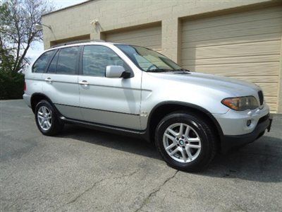 2006 bmw x5 3.0l/one owner!loaded!dvd!panorama!coldweather!warranty!look!