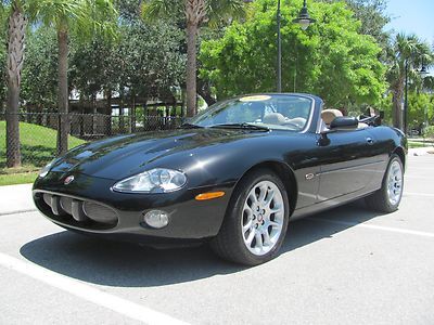 2002 jaguar xkr convertible! only 76k miles! carfax certified! navigation! sweet